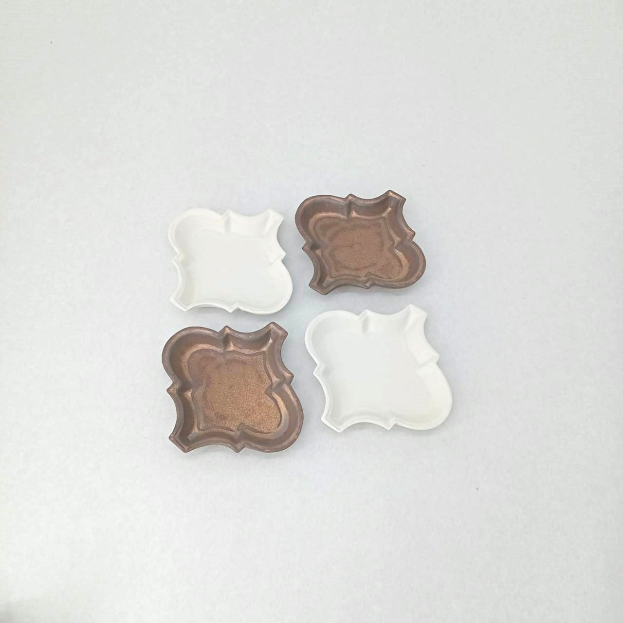 金彩釉　アラベスク豆皿