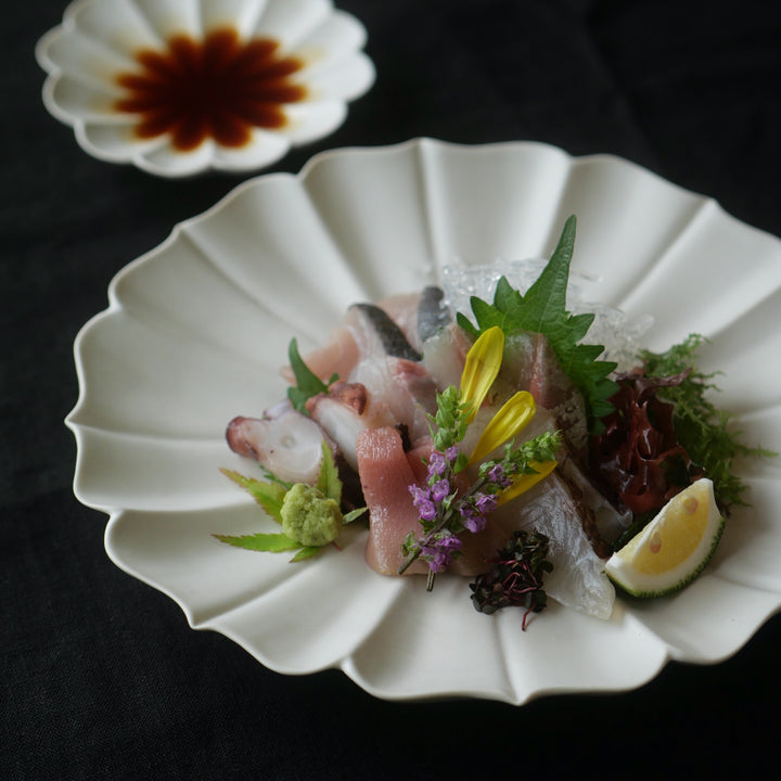 稜花蓮弁皿 L – 臼杵焼オンラインストア