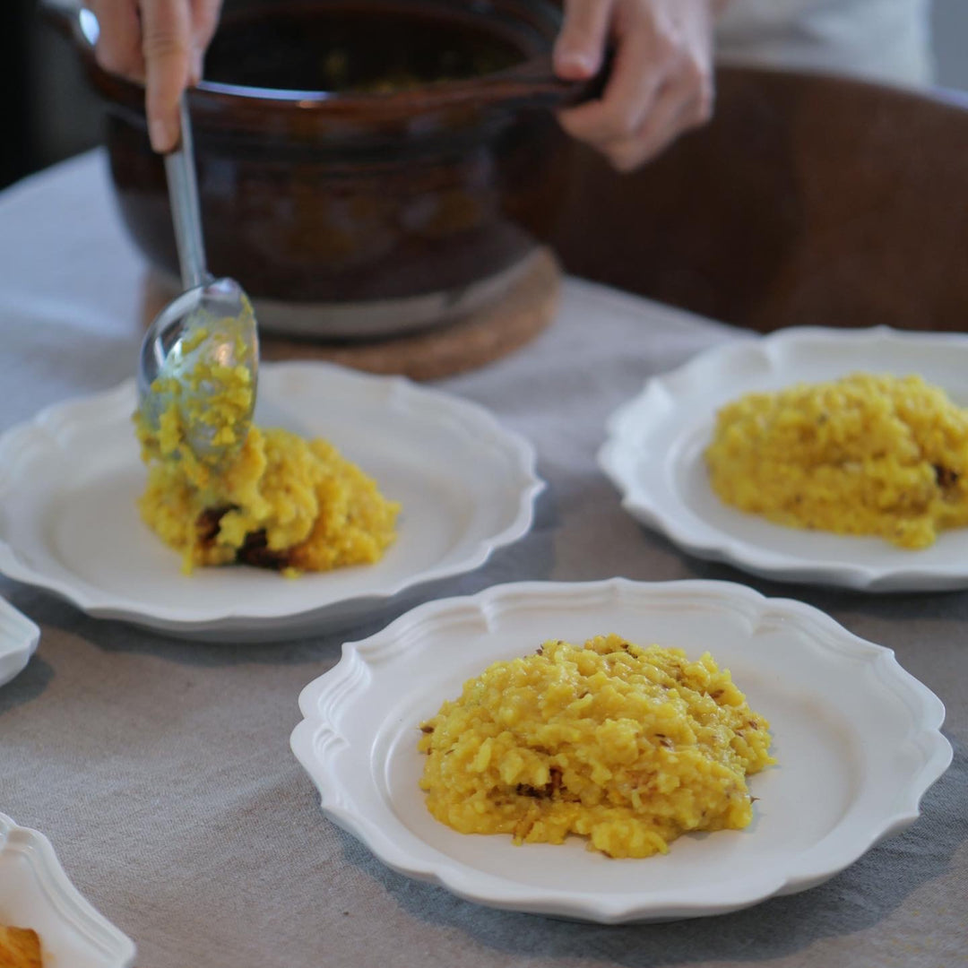 稜花リム皿 L – 臼杵焼オンラインストア