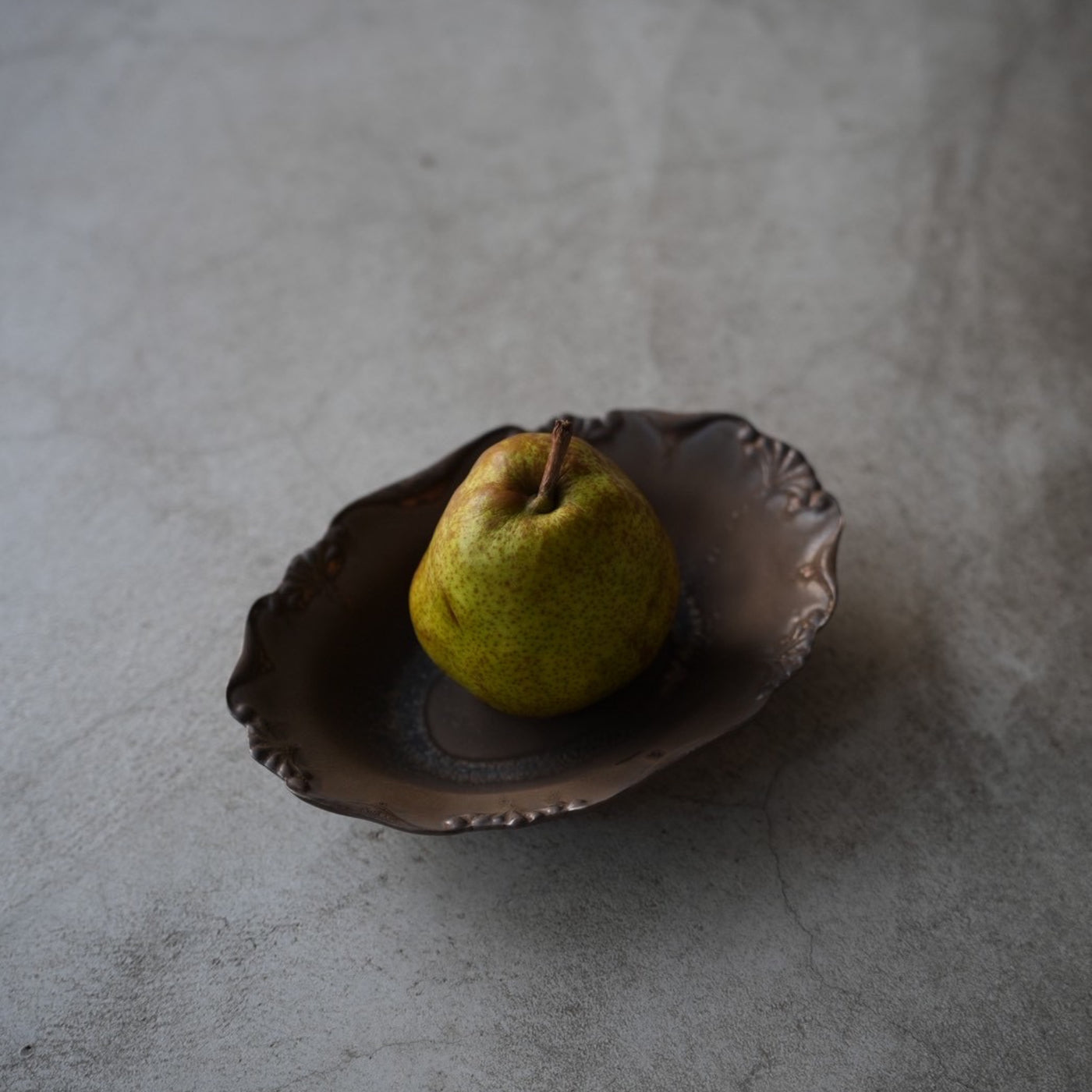 金彩釉　オーバルボウル