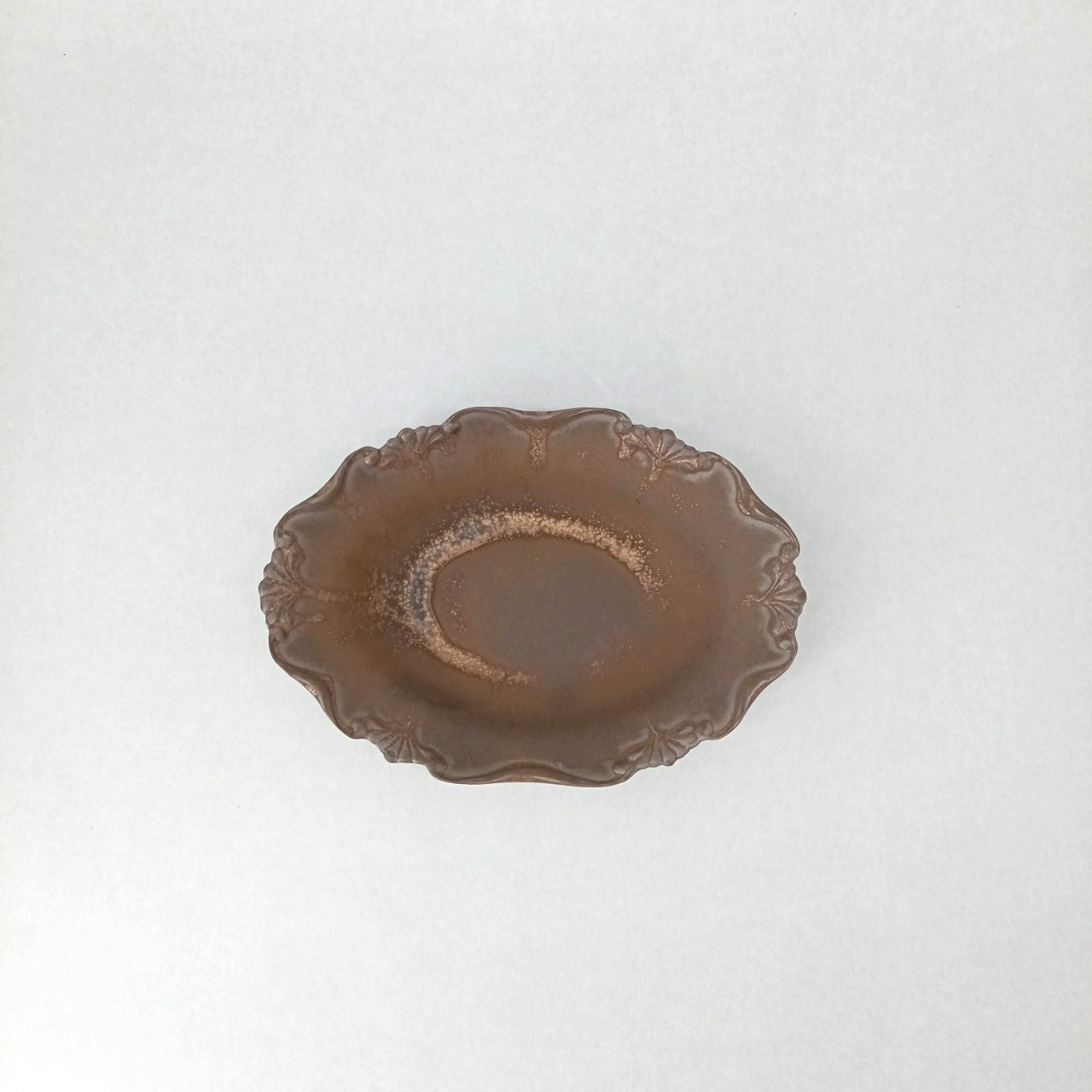 金彩釉　オーバルボウル