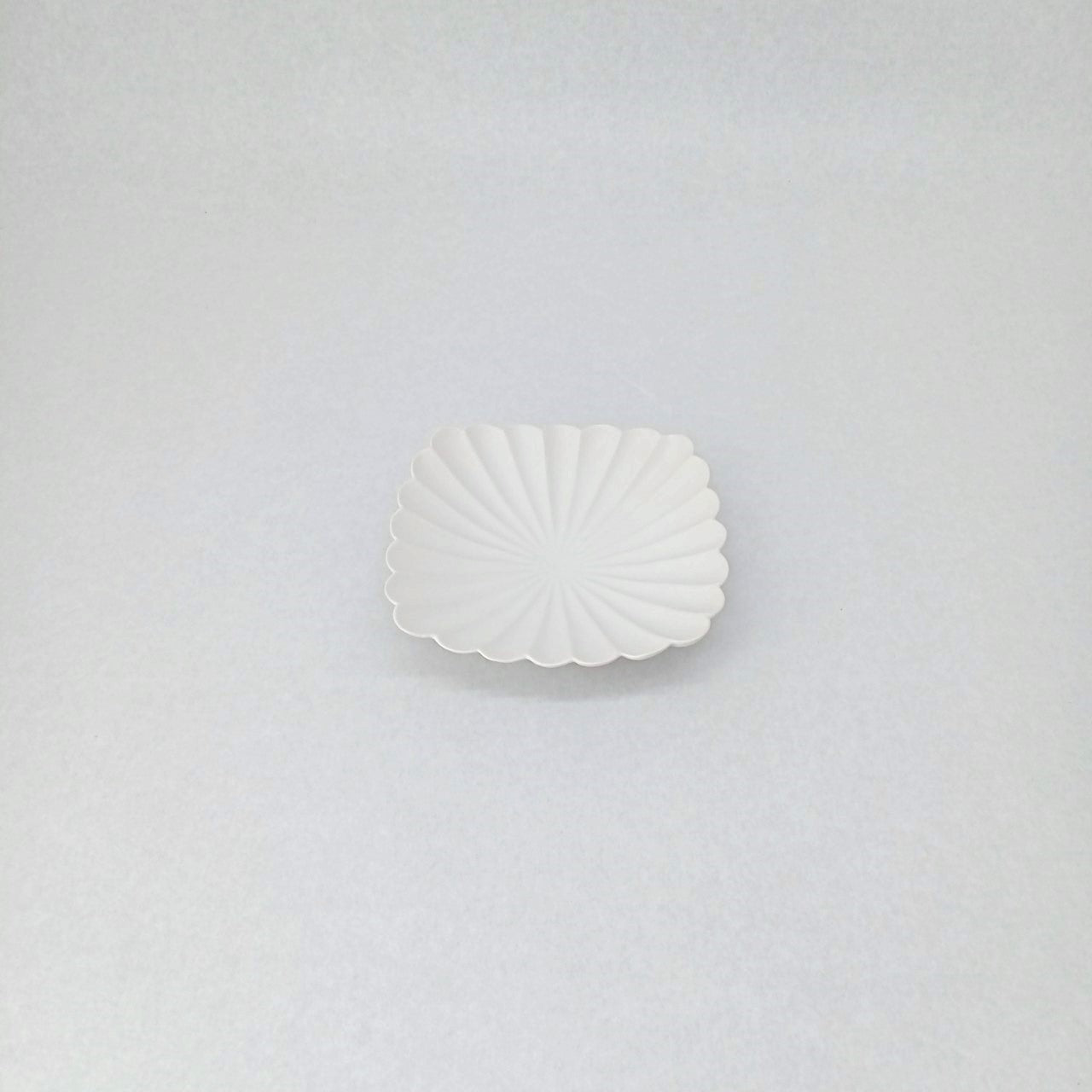 菊花四方浅鉢 S