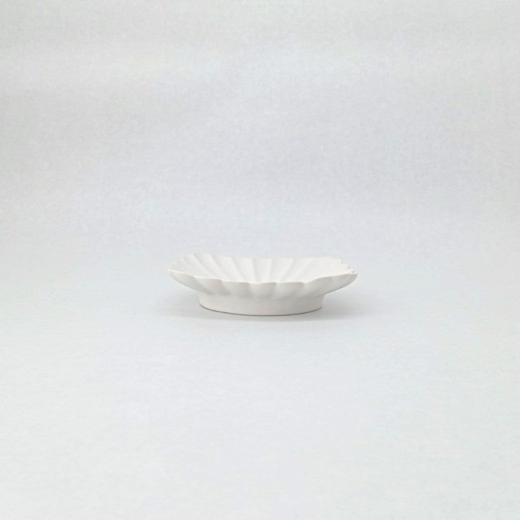 菊花四方浅鉢 S