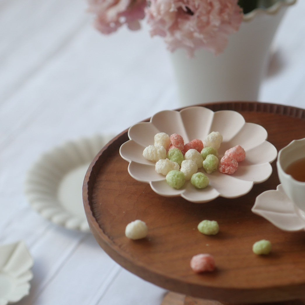 【臼杵焼　皿2枚セット】　輪花十二弁皿（中皿）　2枚セット 輪花十二弁皿 SS – 臼杵焼オンラインストア