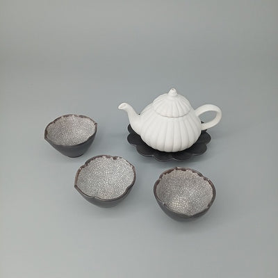 貫入　茶盃（雲）